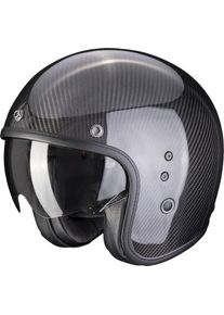 Scorpion Belfast Carbon Evo Solid, open face helmet , color: Black , size: M