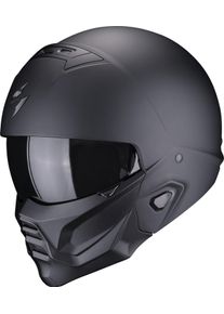 Scorpion EXO-Combat II Solid, casco modulare , colore: Nero Opaco , dimensione: L