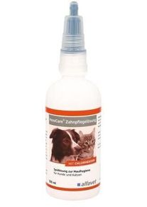 alfavet HexoCare Zahnpflegelösung für Hunde & Katzen, 100ml Lösung