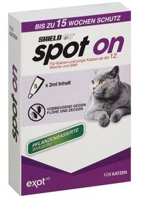 ShieldN SpotOn für Katzen, pflanzenbasiert, 5x2ml
