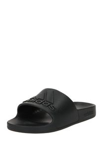 adidas Performance Sapato de praia/banho 'Adilette Aqua' em preto Tamanho 4 Estampado com logo