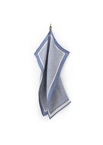 Torchon en lin m&eacute;lang&eacute; ray&eacute;