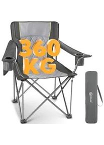 Modante Campingsessel , Anthrazit, Graphitfarben , Metall, Textil , Rundrohr , 94x54x100 cm , Gartenmöbel, Gartensessel, Gartenklappstühle