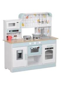 Aiyaplay Kinderküche , Weiß , Holzwerkstoff, Metall , 31.7x90.4x88.6 cm , Spielzeug, Kinderspielzeug, Kinderküchen