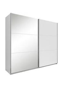 Boxxx Schwebetürenschrank , Weiß , Holzwerkstoff , 3 Fächer , 250x216x64 cm , Schlafzimmer, Komplette Schlafzimmer und Serien, Schlafzimmerserien