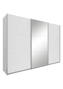 Boxxx Schwebetürenschrank , Weiß , Holzwerkstoff , 3 Fächer , 300x216x64 cm , Schlafzimmer, Komplette Schlafzimmer und Serien, Schlafzimmerserien