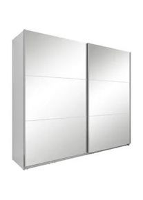 Boxxx Schwebetürenschrank , Weiß , Holzwerkstoff , 3 Fächer , 250x216x64 cm , Schlafzimmer, Komplette Schlafzimmer und Serien, Schlafzimmerserien