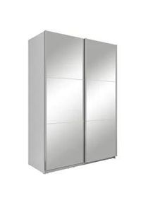 Boxxx Schwebetürenschrank , Weiß , Holzwerkstoff , 2 Fächer , 150x216x64 cm , Schlafzimmer, Komplette Schlafzimmer und Serien, Schlafzimmerserien