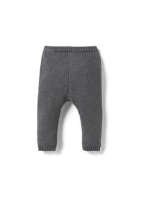 Tchibo - Detské pletené nohavice - bábätko - veľ. 62/68 - farba: sivá