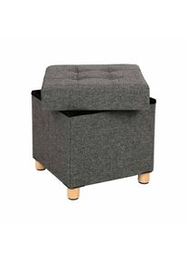Songmics Taburet 38×38×40 cm sötét szürke