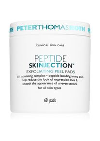 PETER THOMAS ROTH Clinical Skin Care Peter Thomas Roth Peptide Skinjection&trade; Exfoliating Peel Pads exfoliating pads with smoothing effect 60 pc