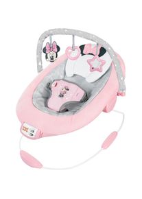 Bright Starts , Babywippe »Minnie Mouse Rosy Skies Comfy Bouncer« bis 9 kg mit Sound-Effekt , rosa