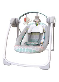 Bright Starts , Babywippe »Whimsical Wild Portable Swing« bis 9 kg mit Sound-Effekt , grau