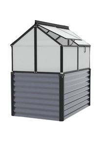 Vitavia, Hochbeet &raquo;Paris&laquo; BxTxH: 83x122x135 cm, HKP 4mm, granit/schwarz, schwarz, B/H/T: 83,1 cm x 135,1 cm x 121,7 cm, schwarz