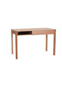 WOODMAN, Schreibtisch &raquo;New&laquo; mit offenem Regal und Schublade, Holzfurnier aus Eiche, FSC , eiche, B/H/T: 119 cm x 77 cm x 60 cm, eiche