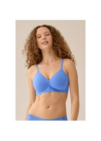 Naturana , Soft-BH »Smoothing«, flache nahtlose Abschlüsse, breites Unterbrustband, ohne Bügel , marina blue , Cup A , 75 -Cup A , 75 , Softer...