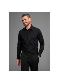 Bruno Banani, Herren, Langarmhemd &raquo;elastische Baumwollqualit&auml;t&laquo; f&uuml;r maximale Bewegungsfreiheit durch Stretch, schwarz, N-Gr, XXL (45/46) -N-Gr, 