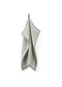 Seegers & Sohn Geschirrtuch Halbleinen Karo Petrol