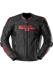 Furygan Raptor Evo 3, leather jacket , color: Black/Red , size: L