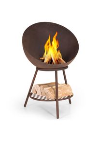 Blumfeldt Azuma, tűzrakóhely, Ø 66 cm, 2 mm, faszén- és grillrács, esővédő, piszkavas