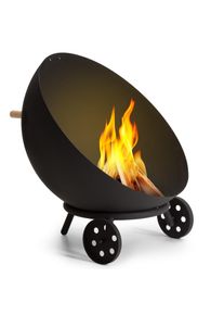 Blumfeldt Fireball Egon, tűzrakóhely, acél, kertbe vagy teraszra, Ø 66 cm, grill fedél