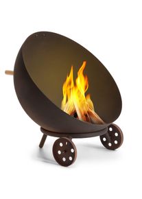 Blumfeldt Fireball Egon, tűzrakóhely, acél, kertbe vagy teraszra, Ø 66 cm, grill fedél