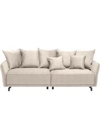 Carryhome Bigsofa , Beige , Textil , Uni , Füllung: Silikon,Silikon , 226x91x103 cm , Stoffauswahl , Wohnzimmer, Sofas & Couches, Sofas, Textilsofas