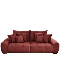 Carryhome Bigsofa , Hellrot , Textil , Buche , massiv , Füllung: Schaumstoff,Schaumstoff , 280x67x120 cm , Stoffauswahl, Rücken echt , Wohnzimmer, Sofas & Couches, Sofas, Textilsofas
