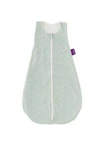 Träumeland Träumeland Babyschlafsack , Mintgrün , Textil , Blätter , Gr. 70 , Gots , Schlafen, Babytextil-Kollektionen