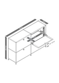 Tchibo - &raquo;Cn3&laquo; f&eacute;m szekr&eacute;ny - z&ouml;ld