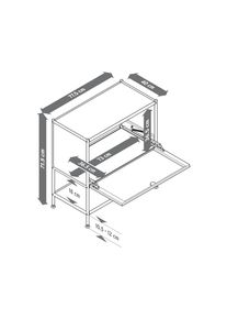 Tchibo - &raquo;Cn3&laquo; f&eacute;m kom&oacute;d leny&iacute;l&oacute; ajt&oacute;val, sz&uuml;rk&eacute;sbarna