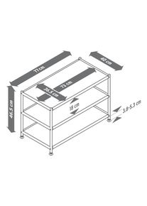Tchibo - Dohányzóasztal »Cn3« - zöld