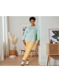 Tchibo - Slim fit farmernadrág - nő - méret 38 - sárga