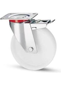 realspace Pro RS PRO, M&ouml;belrollen, Drehlager Lenkrolle, Rad &oslash; 200mm, 300kg, Ge