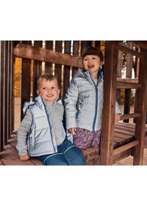 Tchibo - Reflektierende Kinder-Steppjacke - Gr. 110/116 - silber
