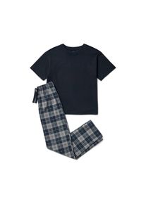 Tchibo - 2 Kinder-Pyjamas - Jungen - Gr. 122/128 - dunkelblau