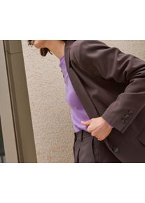 Tchibo - Merino-Feinstrickpullover - Damen - Gr. S - lila