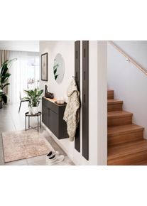 Tchibo - Garderobenpaneel »Ameca« - 15x3x170cm - schwarz - Holz