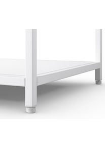 Tchibo - Metallregal - 80,5x39x191,5cm - wei&szlig; - Stahl