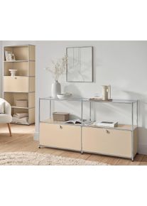 Tchibo - Bouclé-Sessel mit Holzbeinen - 74x69x76cm - braun - Polyester / Buchenholz