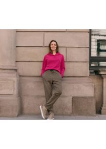 Tchibo - Joggpants mit Hahnentritt-Jacquard - Damen - Gr. S - schwarz/jacquard