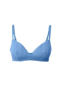 Tchibo - Softschalen-BH aus Rippe - Damen - Gr. 80C - hellblau