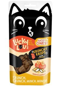 Lucky Lou Lucky Ones Krunchy Krisps Snack mit Huhn, 60g
