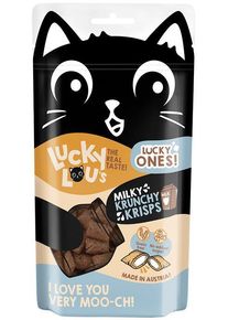 Lucky Lou Lucky Ones Krunchy Krisps Snack mit Milch, 60g