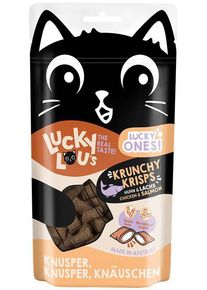 Lucky Lou Lucky Ones Krunchy Krisps Snack mit Huhn & Lachs, 60g