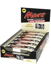 Mars Hi Protein Bar Low Sugar, 12 x 57 g Riegel, White Chocolate
