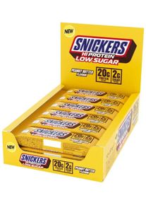 Mars Snickers Low Sugar High Protein Bar, 12 x 57 g Riegel, Peanut Butter
