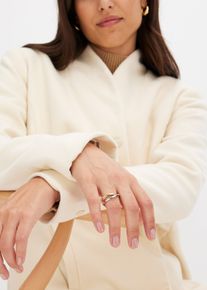 Bague en acier inoxydable - argent - taille 19 - laiton - bonprix