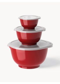 Rosti Recipiente Margarethe, conjunto de 3 Vermelho Material sintético Conjunto com vários tamanhos