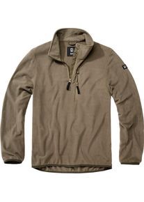 Brandit Fleece Troyer, Sweater , color: Olive , size: 3XL